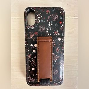 Wall Case Midnight Floral for iPhone 10